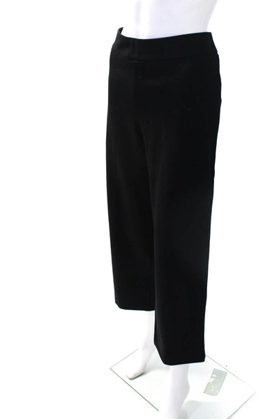 Leggiadro Women's Pull-On Flat Front Straight Leg Dress Pant Black Size 16