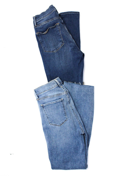 Frame Joes Jeans Womens High Rise Skinny Straight Leg Jeans Blue 28 29 Lot 2