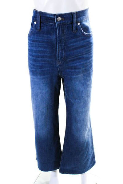 Madewell Women's High Rise Flare Leg Five Pockets Medium Wash Denim Pant Size 31