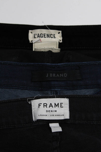 Frame Denim L'Agence J Brand Womens Skinny Leg Jeans Pants Size 30 28 Lot 3