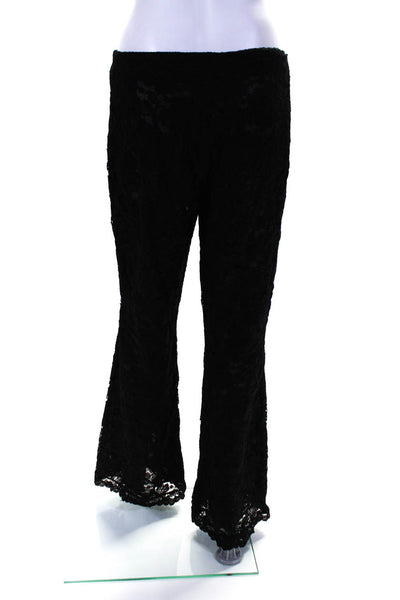 Cambio Women's Zip Closure Lace Lined Bootcut Dress Pant Black Size M