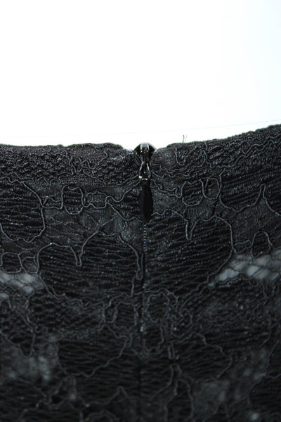 Cambio Women's Zip Closure Lace Lined Bootcut Dress Pant Black Size M