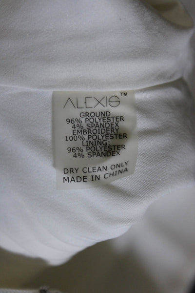 Alexis Womens White Textured Zip Back High Rise Shorts Size XS
