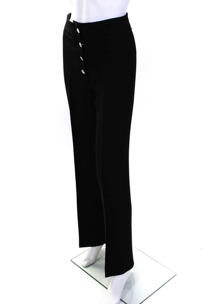 Vanessa Bruno Women's Button Closure Straight Leg Dress Pant Black Size 34