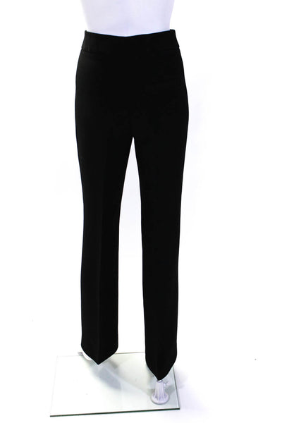 Vanessa Bruno Women's Button Closure Straight Leg Dress Pant Black Size 34