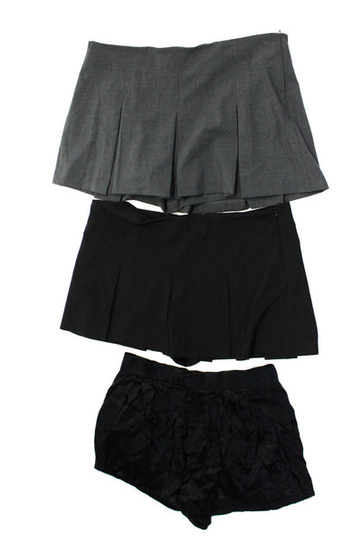 Zara Womens Pleated Mini Skort Gray Size XXL XL Lot 3