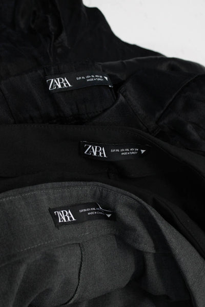 Zara Womens Pleated Mini Skort Gray Size XXL XL Lot 3