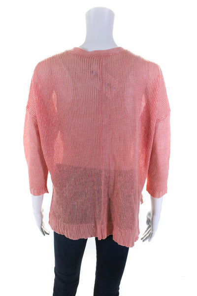 Eileen Fisher Women's Long Sleeves Button Up Cardigan Sweater Carol Size XS