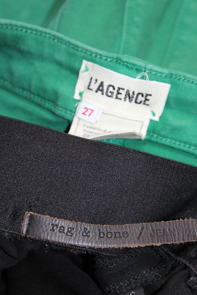 L'Agence Rag & Bone Jean Womens Cotton Skinny Jeans Green Size 27 S Lot 2