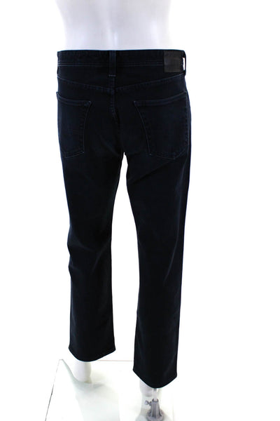 AG Adriano Goldschmied Mens Cotton Denim Tailored Graduate Jeans Blue Size 34