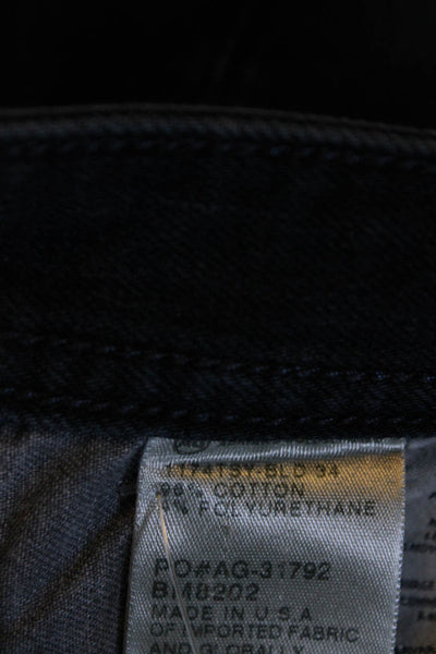AG Adriano Goldschmied Mens Cotton Denim Tailored Graduate Jeans Blue Size 34