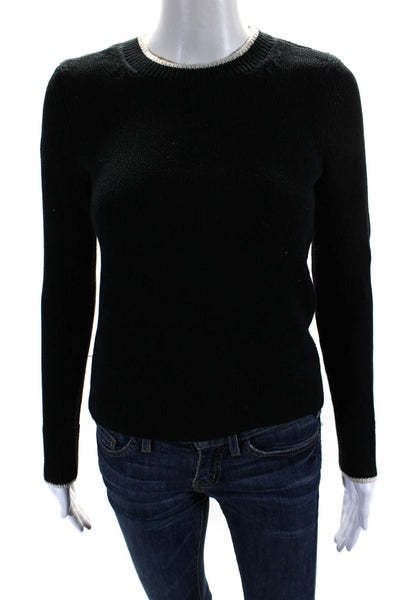 Rag & Bone Jean Womens Long Sleeves Sweater Black Size Extra Extra Small