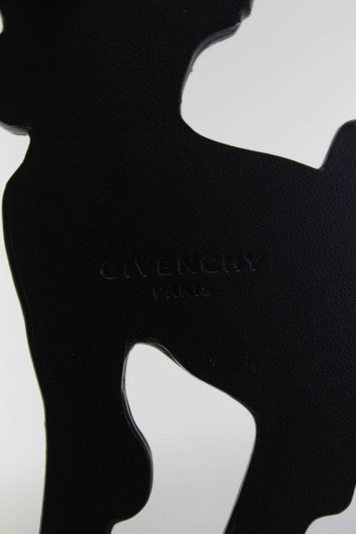 Givenchy Womens Leather Deer Cartoon Bag Charm Key Chain 9" Blue Green Pink
