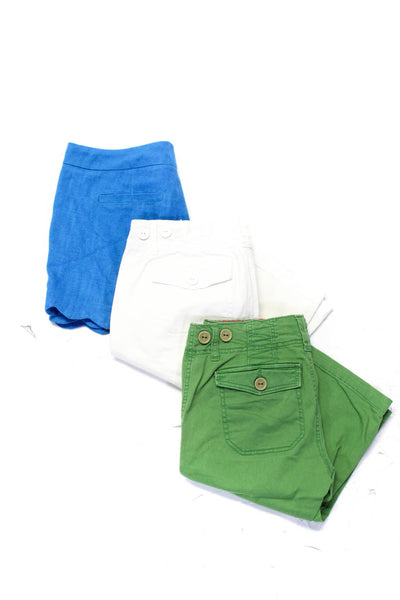 Sanctuary Cynthia Rowley Womens Cotton Capri Shorts Green Size 6 27 28 Lot 3