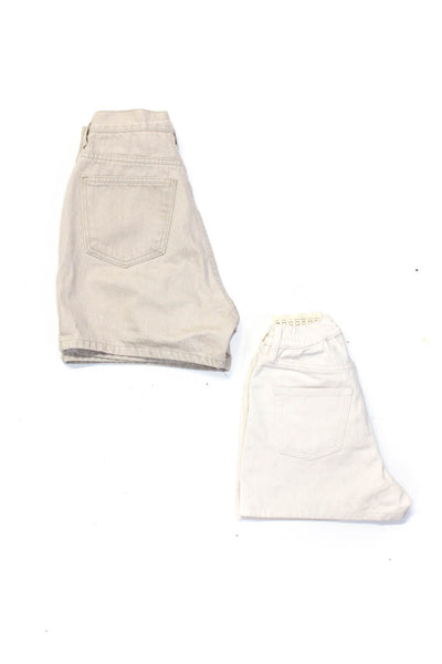Lodonflat Still Here Womens Denim Short Shorts Brown Cotton Size Small 24 Lot 2