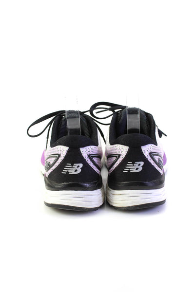 New Balance Womens 880 V.9 Knit Nylon Runnings Sneakers White Purple Size 8.5