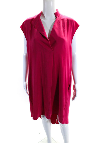 Rachel Rachel Roy Womens Sleeveless Shirt Dress Pink Size Extra Large