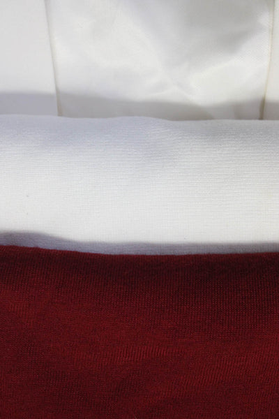 Zara Womens Long Sleeve Pullover Turtleneck Tops Blazer White Size S Lot 3
