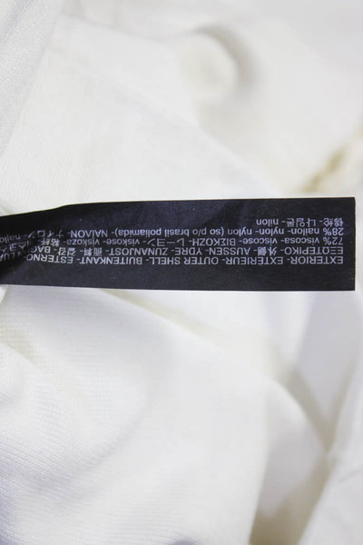 Zara Womens Long Sleeve Pullover Turtleneck Tops Blazer White Size S Lot 3