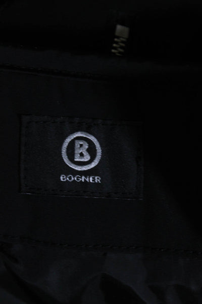 Bogner Womens Mid Rise Belted Wide Leg Snow Pants Black Size 34"