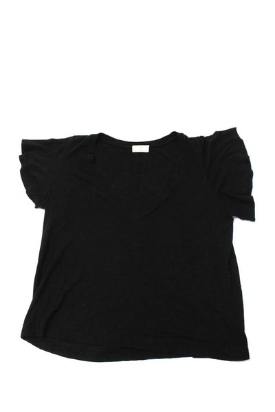 T.LA Lululemon Womens Short Sleeves Tee Shirts Black Grey Size Small Lot 2