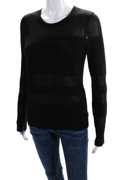 Rag & Bone Jean Womens Long Sleeves Crew Neck Sweater Black Size Extra Small