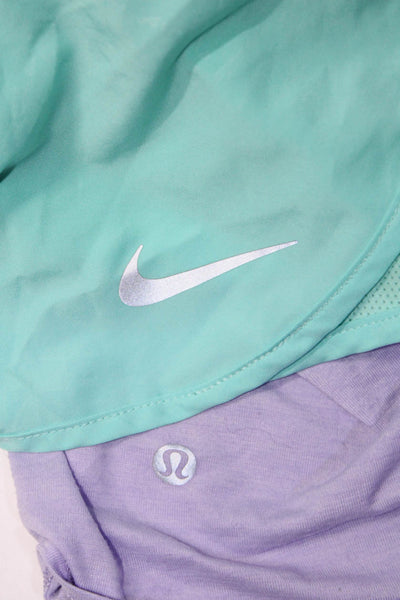 Lululemon Nike Womens Stretch Activewear Tank Tops Purple Size S XS Lot 3