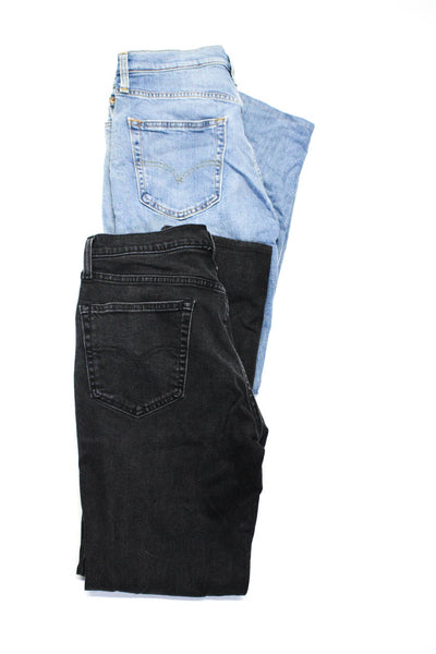 Levis Men's Five Pockets Medium Wash Straight Leg Denim Pant Size 33 Lot 2