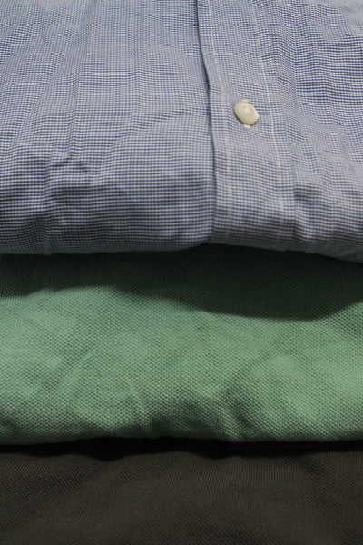 Polo Ralph Lauren Mens Collared Short Sleeves Polo Shirt Gray Green Size M Lot 3