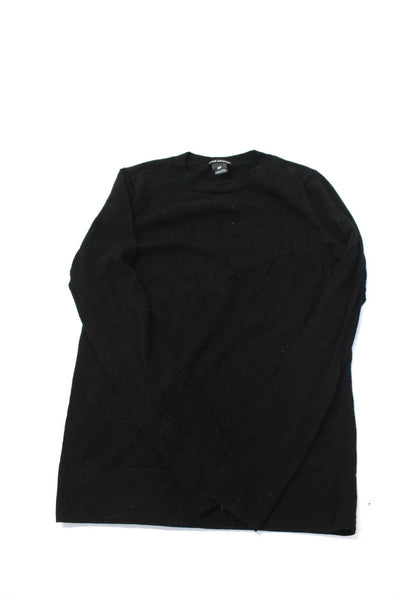 Madewell Club Monaco Womens Short Sleeved T Shirt Sweater Black Size S M Lot 2