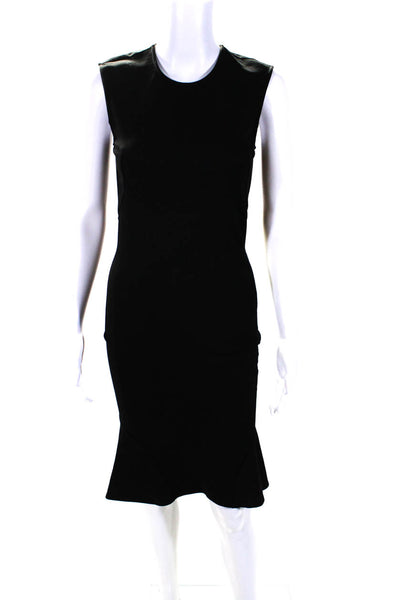 Torn by Ronny Kobo Womens Sleeveless Trumpet Midi Dress Black Size 8