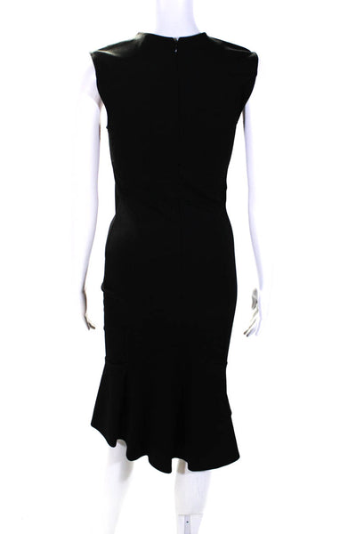 Torn by Ronny Kobo Womens Sleeveless Trumpet Midi Dress Black Size 8