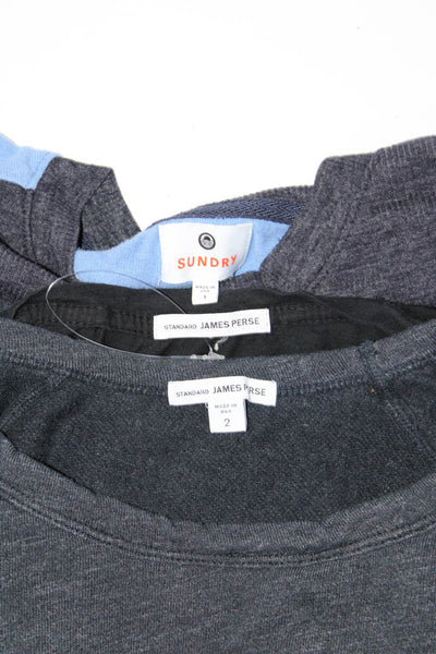 Sundry Standard James Perse Womens Colorblock Pullover Tops Blue Size 1 2 Lot 2