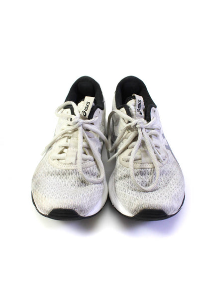 Asics Womens Sheer Nylon Low Top Foam Sole Running Sneakers White Size 6.5