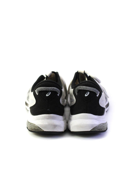 Asics Womens Sheer Nylon Low Top Foam Sole Running Sneakers White Size 6.5