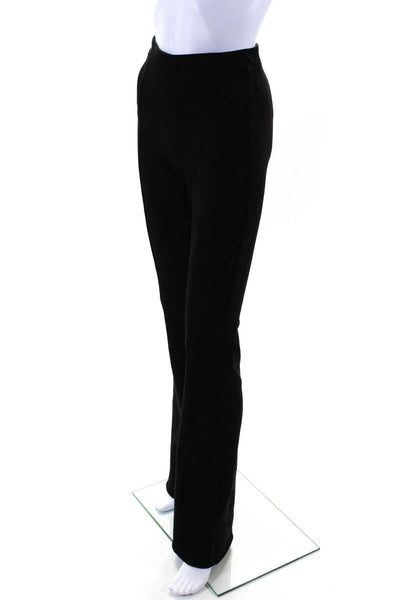 SPANX® Womens Solid Black High Rise Pull On Flare Leg Pants Size XS