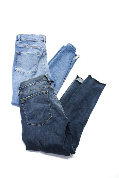 DL1961 Frame Womens High Rise Farrow Skinny Leg Jeans Blue Size 26 Lot 2
