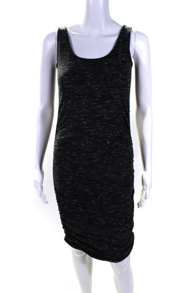 Ingrid and Isabel Womens Heather Gray Ruched Sleeveless Bodycon Dress Size XS