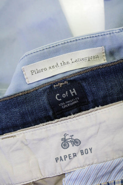 Pilcro and the Letterpress Anthropologie Womens Blue Jeans Size 25 26 4 LOT 3