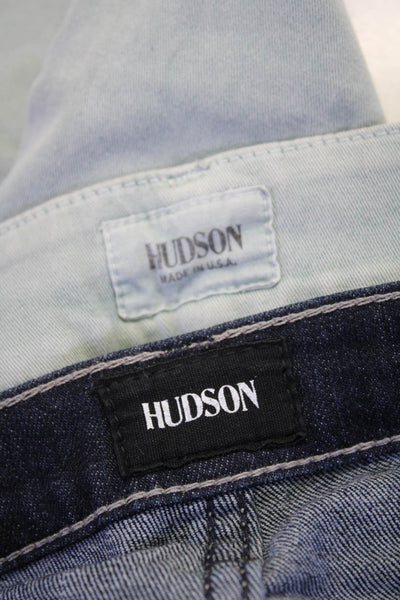 Hudson Womens Blue Dark Wash Low Rise Skinny Leg Jeans Size 25 26 LOT 2