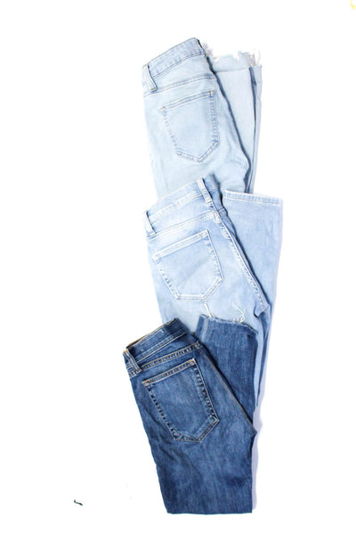 Current/Elliott Pistola Rag & Bone Womens Cotton Skinny Jeans Blue Size 24 Lot 3