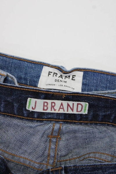 Frame J Brand Womens Cutoff Denim Shorts Blue Size 25 27 Lot 2