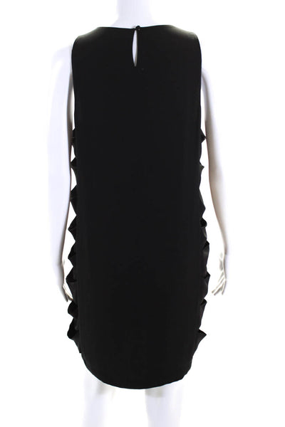 BCBGMAXAZRIA Womens Sleeveless Knee Length Bandage Dress Black Size 4