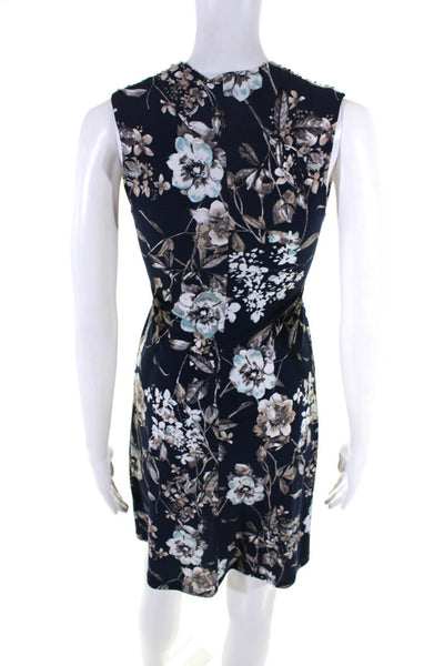 Veronica M Women's V-Neck Sleeveless Empire Waist Floral Mini Dress Size XS