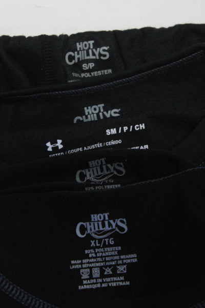 Hot Chillys Under Armour Womens Long Sleeve Tops Leggings Black Size S XL Lot 5