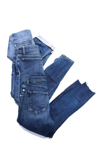 Agolde Joes Hudson Womens Cotton Skinny Leg Capri Jeans Blue Size 25 26 28 Lot 3