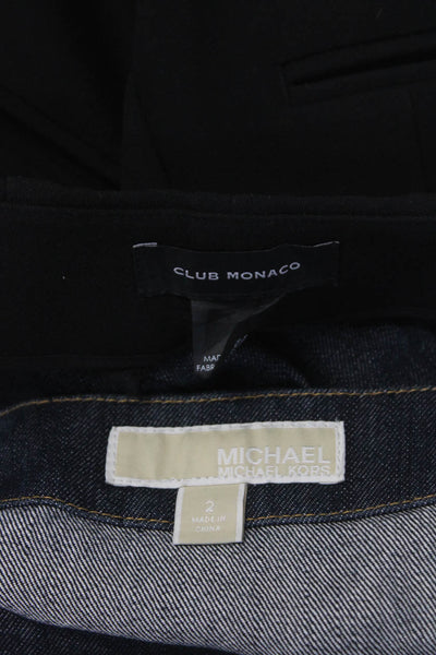 Michael Michael Kors Club Monaco Womens Skirt Shorts Blue Black Size 2 4 Lot 2