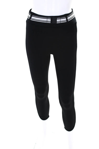 Solid & Striped Womens Skirt Black Belt High Rise Crop Pants Size S XS lot 2