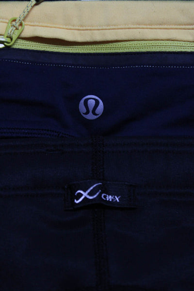 Lululemon CW-X Womens Two Tone Activewear Leggings Blue Size 6 M Lot 2