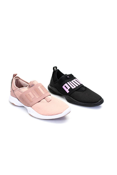 Puma Womens Stretch Round Toe Pull On Low Top Sneakers Pink Size 7.5 6 Lot 2